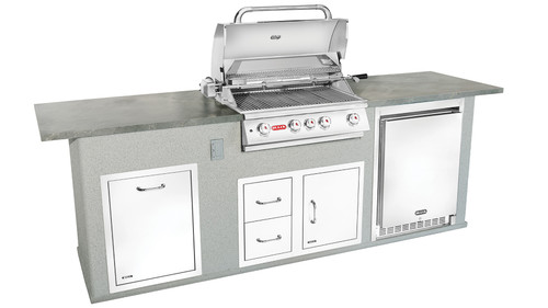 A Bull BBQ gas grill
