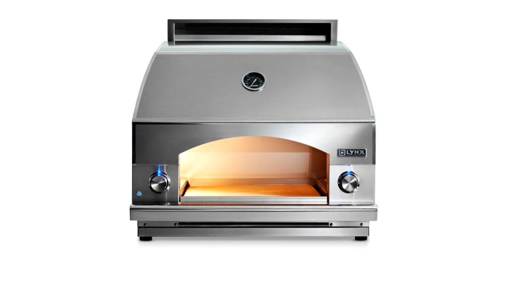 A Lynx Grills pizza oven