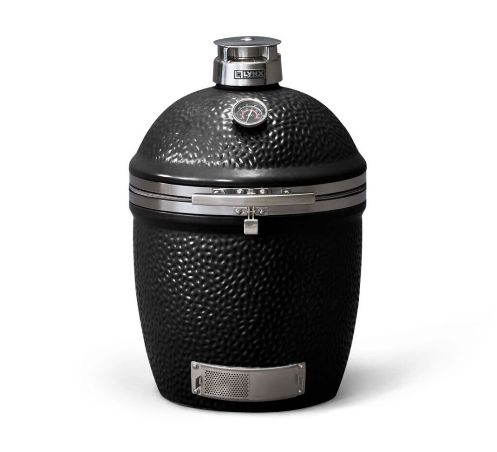 A Lynx charcoal grill