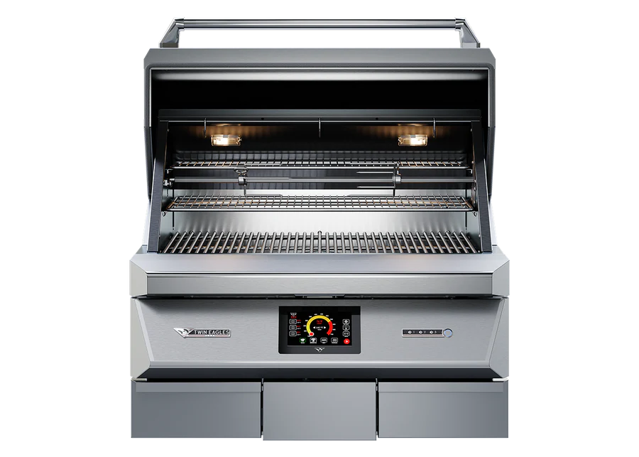 A Twin Eagles pellet smoker