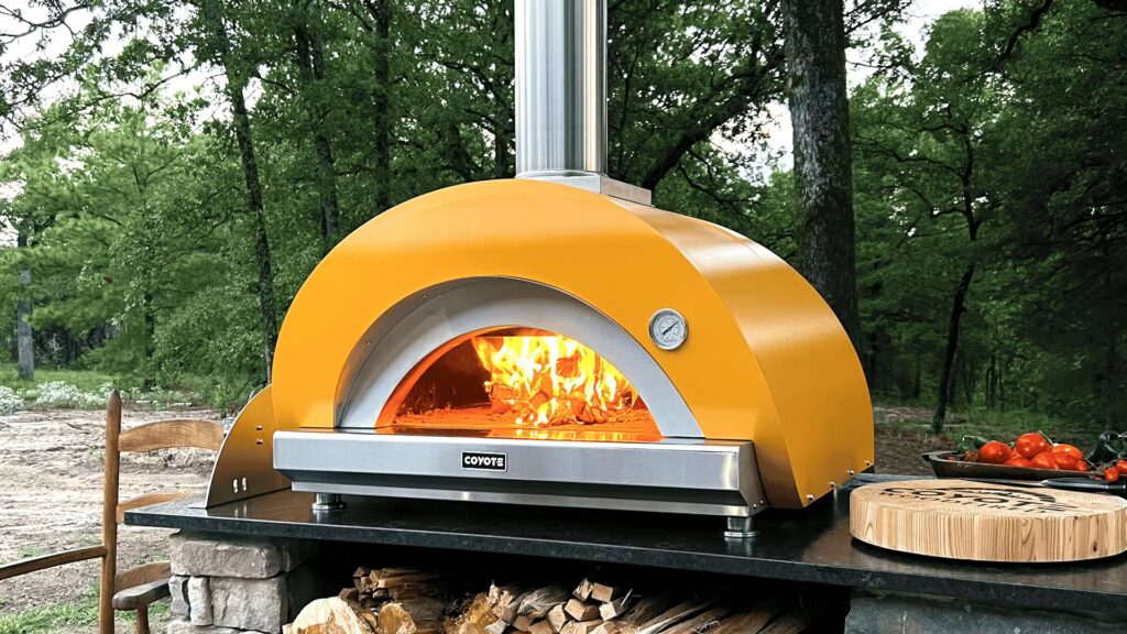 A Coyote Outdoor Living pizza oven
