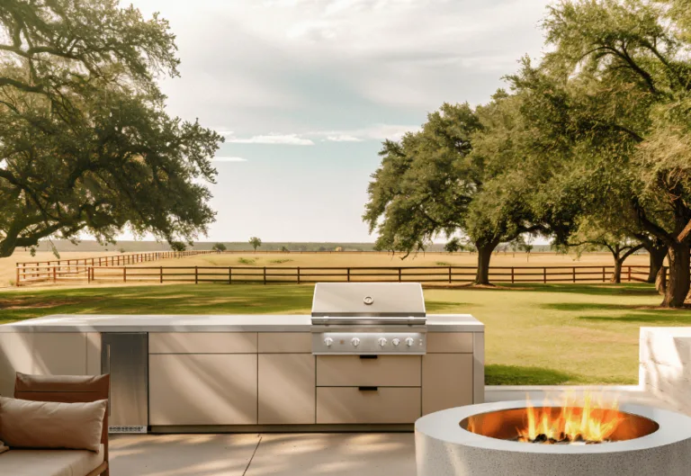 A Summerset built-in grill