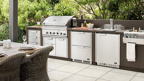 A DCS built-in grill